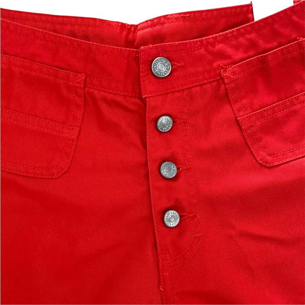 Unionbay NWT Red High Waist Button Up Shorts 9 - Picture 2 of 11